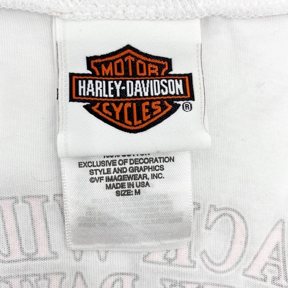 HARLEY DAVIDSON Black Widow Biker Graphic Tee Size M - Picture 8 of 10